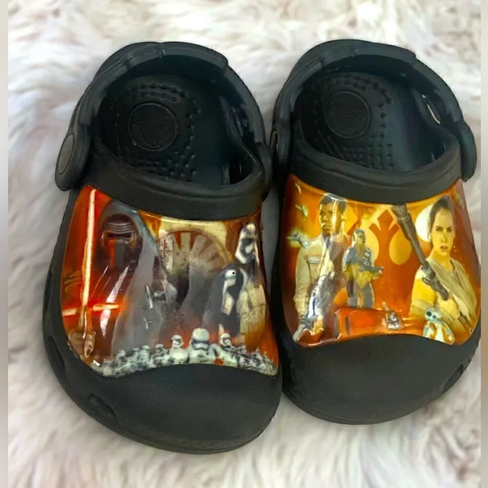 Baby Infant Toddler Crocs Star Wars Slip On Shoes SZ C 4 - 6